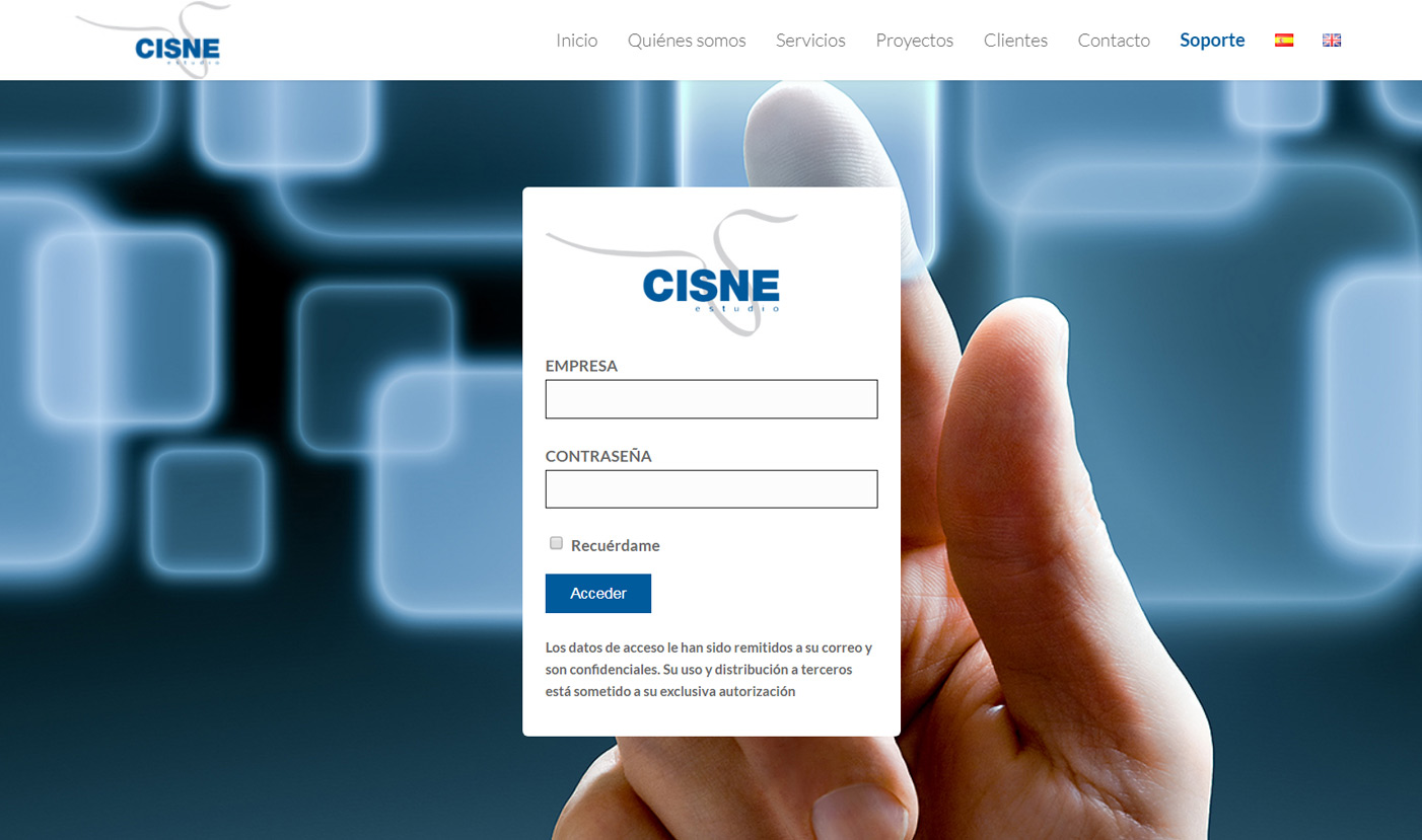 Diseño web Cisne Estudio